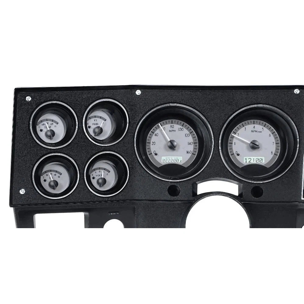 Dakota Digital 1973-1987 Chevrolet / GMC Pickup VHX Gauge Kit VHX-73C-PU-Silver Gauge Kit with White Display VHX-73C-PU-S-W-Lionparts Powersports