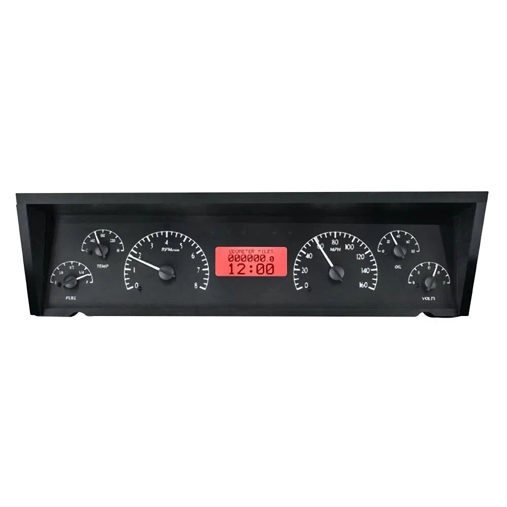 Dakota Digital 1977-1990 Chevrolet Impala VHX Gauge Kit VHX-77C-CAP-Black Panel Gauge Kit with Red Display VHX-77C-CAP-K-R-Lionparts Powersports