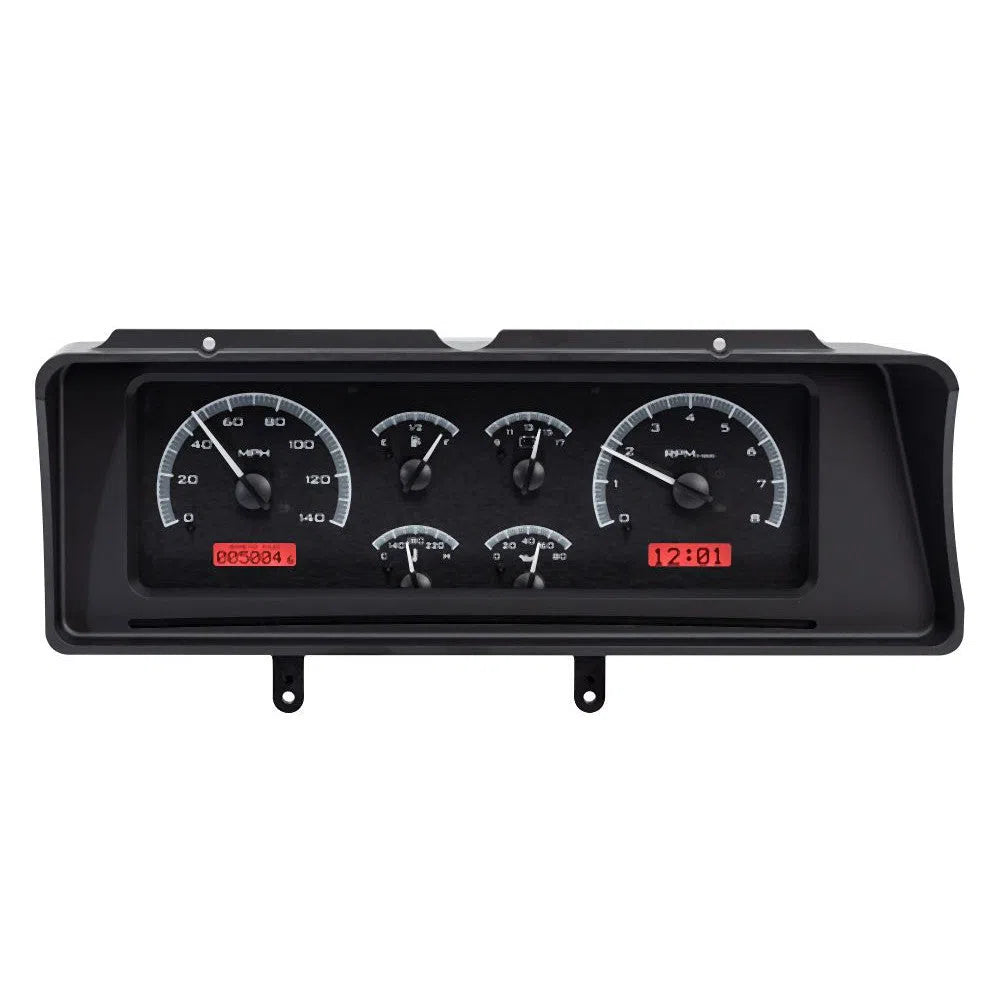 Dakota Digital 1978-1983 Chevrolet Malibu VHX Gauge Kit VHX-78C-MAL-Black Panel Gauge Kit with Red Display VHX-78C-MAL-K-R-Lionparts Powersports