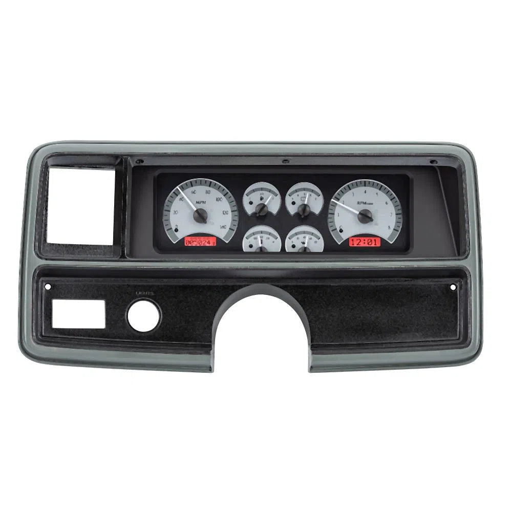 Dakota Digital 1978-1983 Chevrolet Malibu VHX Gauge Kit VHX-78C-MAL-Silver Gauge Kit with Red Display VHX-78C-MAL-S-R-Lionparts Powersports