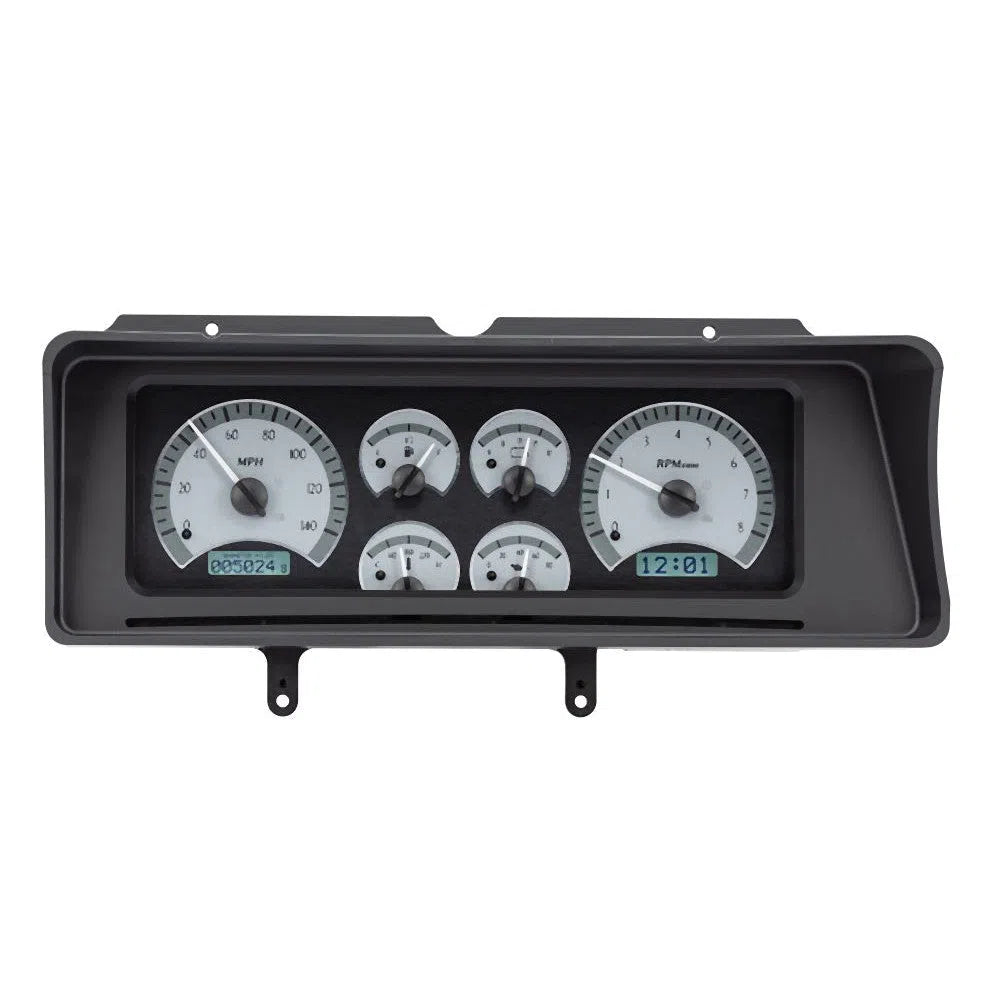 Dakota Digital 1978-1983 Chevrolet Malibu VHX Gauge Kit VHX-78C-MAL-Silver Gauge Kit with White Display VHX-78C-MAL-S-W-Lionparts Powersports