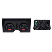 Dakota Digital 1978-1982 Chevrolet Corvette VHX Gauge Kit with Analog Clock VHX-78C-VTA-Black Panel Gauge Kit with Analog Clock with Red Display VHX-78C-VTA-K-R-Lionparts Powersports