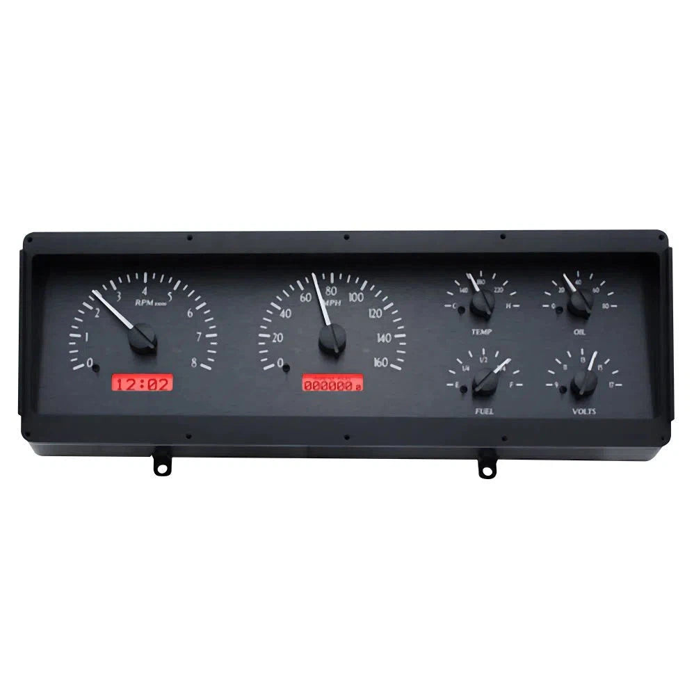 Dakota Digital 1978-1988 Oldsmobile Cutlass VHX Gauge Kit VHX-78O-CUT-Black Panel Gauge Kit with Red Display VHX-78O-CUT-K-R-Lionparts Powersports