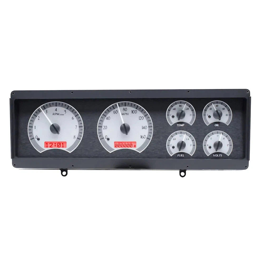 Dakota Digital 1978-1988 Oldsmobile Cutlass VHX Gauge Kit VHX-78O-CUT-Silver Gauge Kit with Red Display VHX-78O-CUT-S-R-Lionparts Powersports