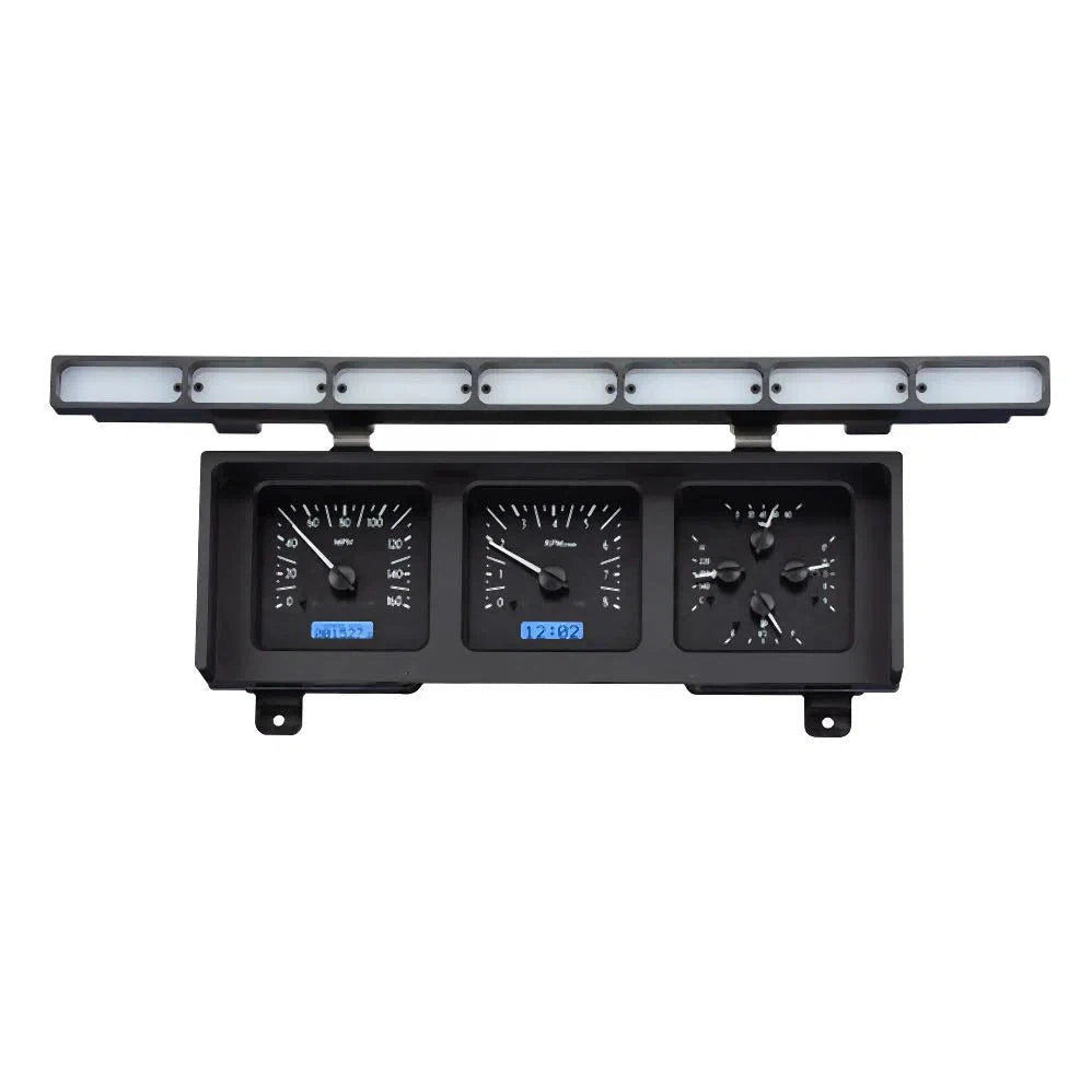 Dakota Digital 1980-1986 Ford Pickup VHX Gauge Kit VHX-80F-PU-Black Panel Gauge Kit with Blue Display VHX-80F-PU-K-B-Lionparts Powersports