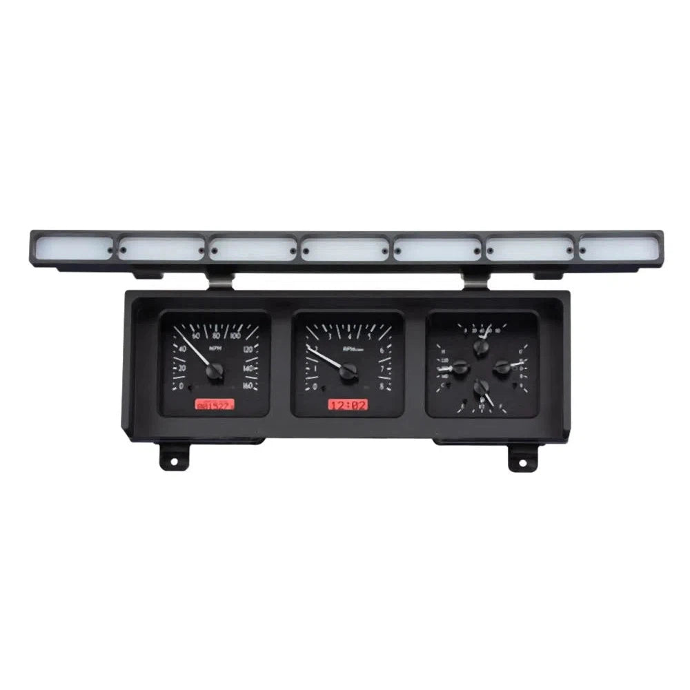 Dakota Digital 1980-1986 Ford Pickup VHX Gauge Kit VHX-80F-PU-Black Panel Gauge Kit with Red Display VHX-80F-PU-K-R-Lionparts Powersports