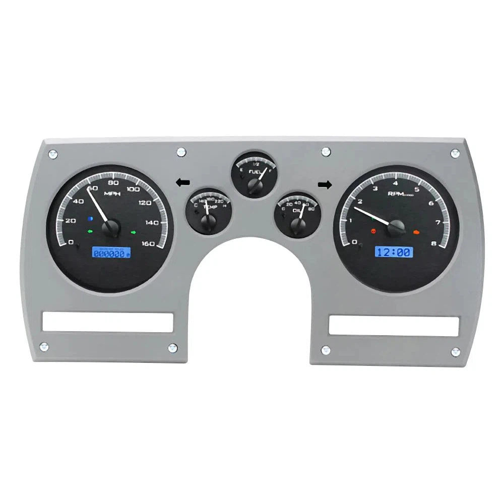 Dakota Digital 1982-1989 Chevrolet Camaro VHX Gauge Kit VHX-82C-CAM-Black Panel Gauge Kit with Blue Display VHX-82C-CAM-K-B-Lionparts Powersports