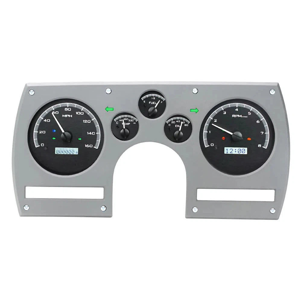 Dakota Digital 1982-1989 Chevrolet Camaro VHX Gauge Kit VHX-82C-CAM-Black Panel Gauge Kit with White Display VHX-82C-CAM-K-W-Lionparts Powersports