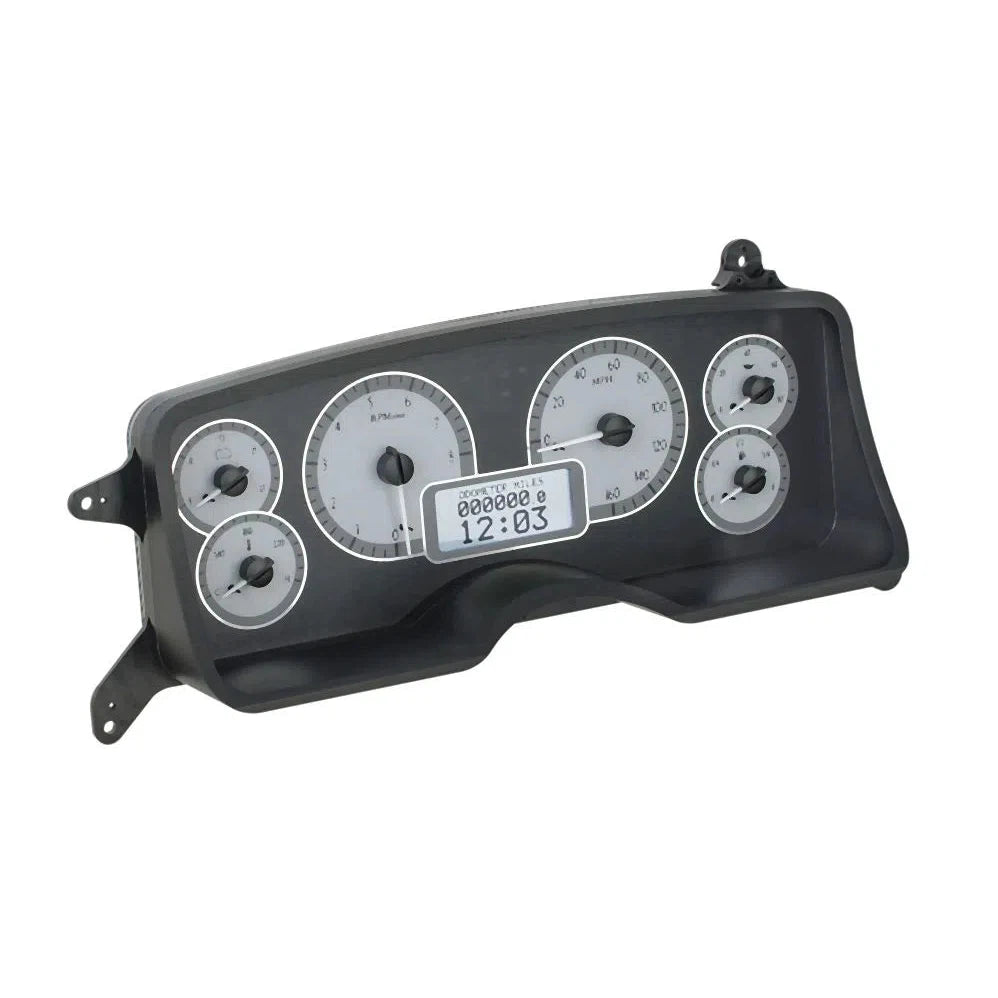 Dakota Digital 1987-1989 Ford Mustang VHX Gauge Kit VHX-87F-MUS-Silver Gauge Kit with White Display VHX-87F-MUS-S-W-Lionparts Powersports