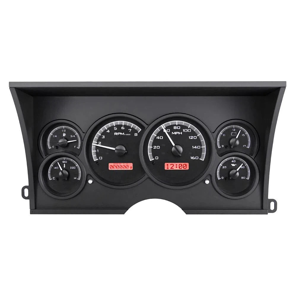 Dakota Digital 1988-1994 Chevrolet Pickup VHX Gauge Kit VHX-88C-PU-Black Panel Gauge Kit with Red Display VHX-88C-PU-K-R-Lionparts Powersports