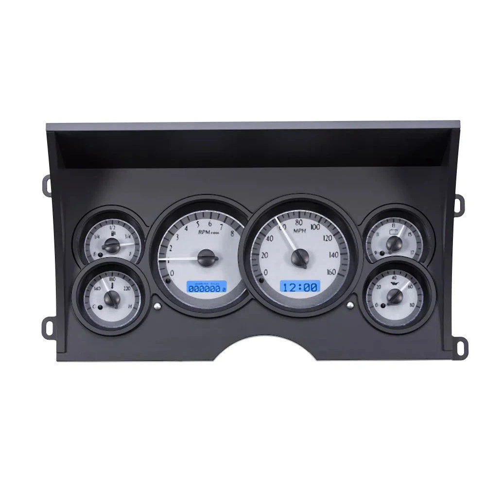 Dakota Digital 1988-1994 Chevrolet Pickup VHX Gauge Kit VHX-88C-PU-Silver Gauge Kit with Blue Display VHX-88C-PU-S-B-Lionparts Powersports