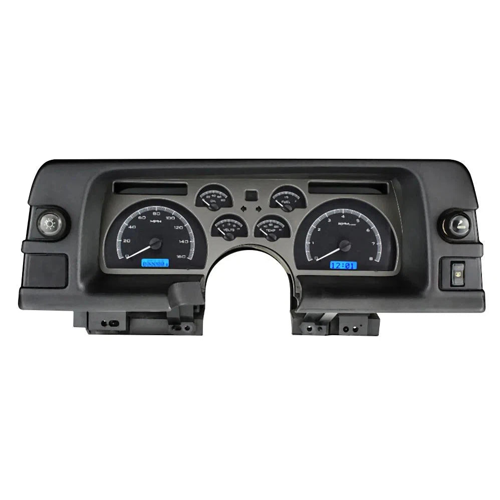 Dakota Digital 1990-1992 Chevrolet Camaro VHX Gauge Kit VHX-90C-CAM-Black Panel Gauge Kit with Blue Display VHX-90C-CAM-K-B-Lionparts Powersports