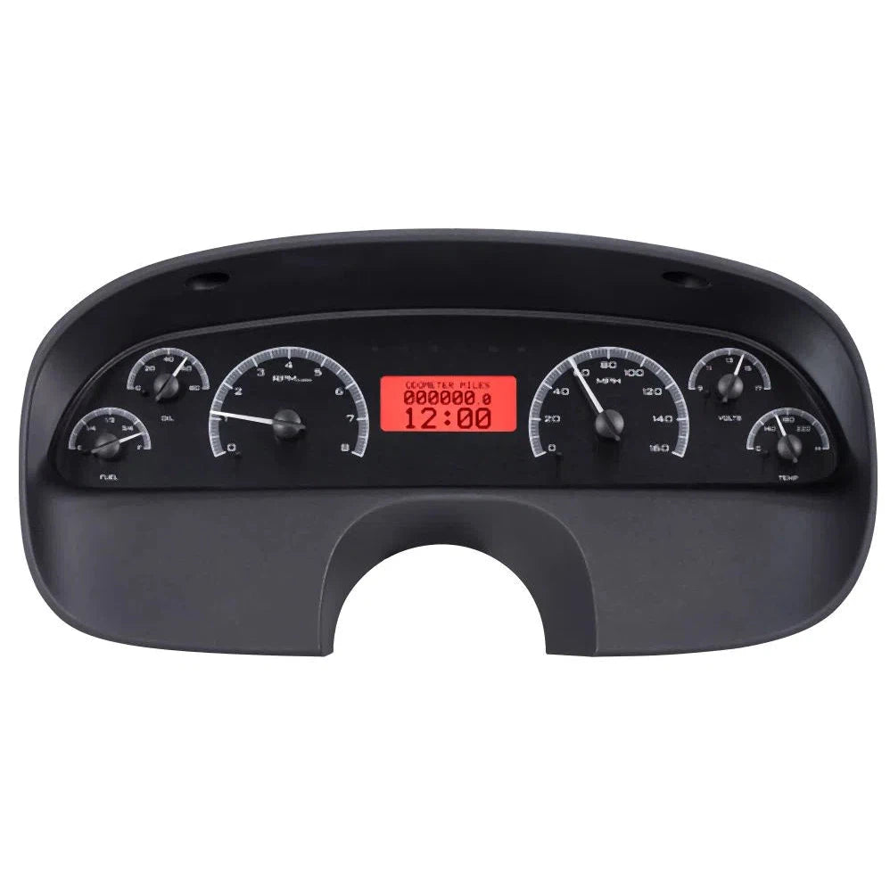 Dakota Digital 1994-1996 Chevrolet Caprice/Impala SS VHX Gauge Kit VHX-94C-CAP-Black Panel Gauge Kit with Red Display VHX-94C-CAP-K-R-Lionparts Powersports