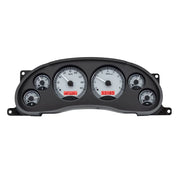 Dakota Digital 1994-2004 Ford Mustang VHX Gauge Kit VHX-94F-MUS-Silver Gauge Kit with Red Display VHX-94F-MUS-S-R-Lionparts Powersports