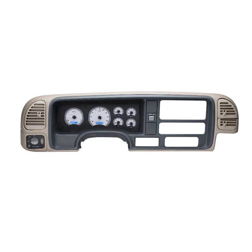 Dakota Digital 1995-1998 Chevrolet Pickup VHX Gauge Kit VHX-95C-PU-Silver Gauge Kit with Blue Display VHX-95C-PU-S-B-Lionparts Powersports