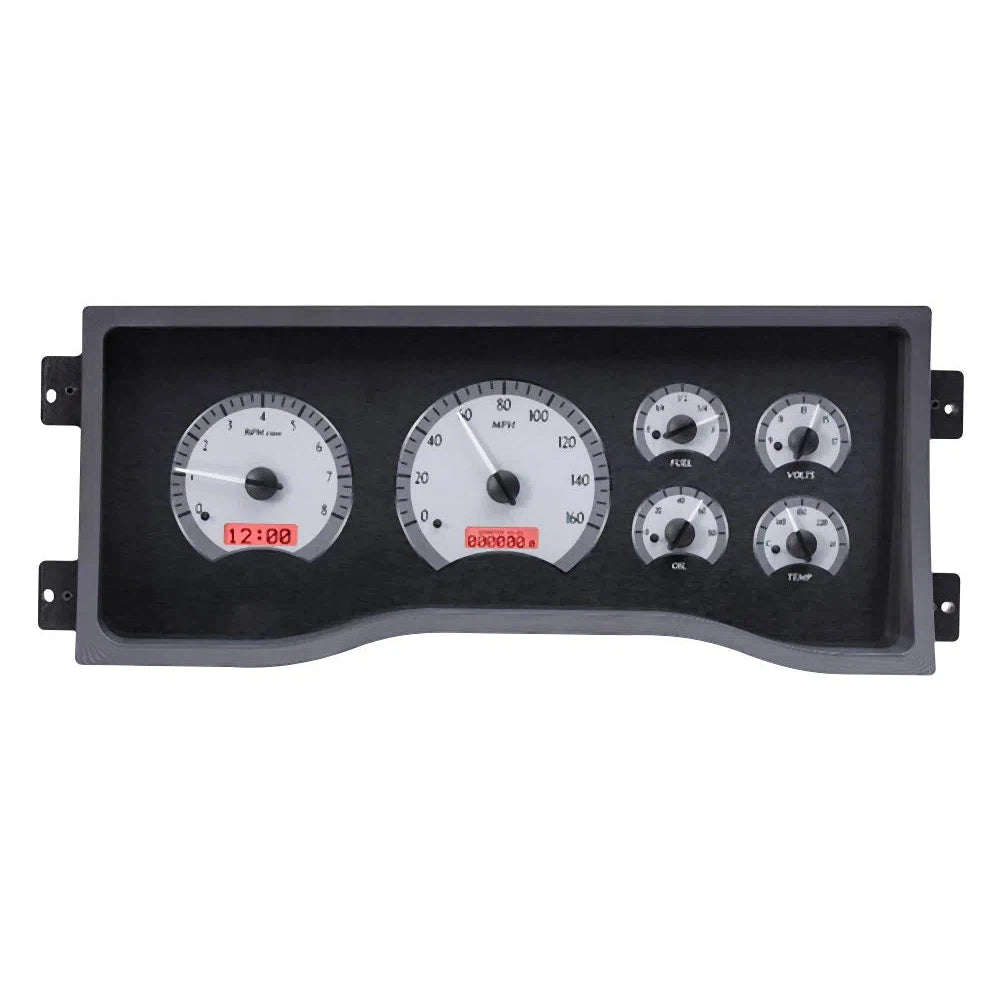 Dakota Digital 1995-1998 Chevrolet Pickup VHX Gauge Kit VHX-95C-PU-Silver Gauge Kit with Red Display VHX-95C-PU-S-R-Lionparts Powersports