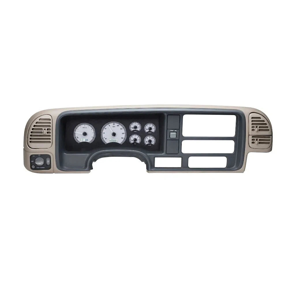 Dakota Digital 1995-1998 Chevrolet Pickup VHX Gauge Kit VHX-95C-PU-Silver Gauge Kit with White Display VHX-95C-PU-S-W-Lionparts Powersports