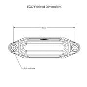 Elektric Offroad Anodized Black Winch Fairlead And Hook For Standard UTV Bumpers
