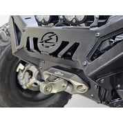 Elektric Offroad Gun Metal Gray Winch Fairlead And Hook For Standard UTV Bumpers