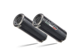 GPR M3 Poppy Double Slip-on Exhaust For Yamaha Fz6 600-Fazer S1-S2 2004-2013