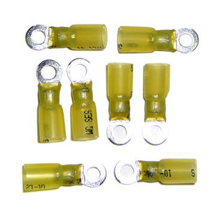 Pro Marine Yellow Ring Term #10 Hole 25pk YRT10