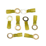 Pro Marine Yellow Ring Term 3/8 Hole 25pk YRT38