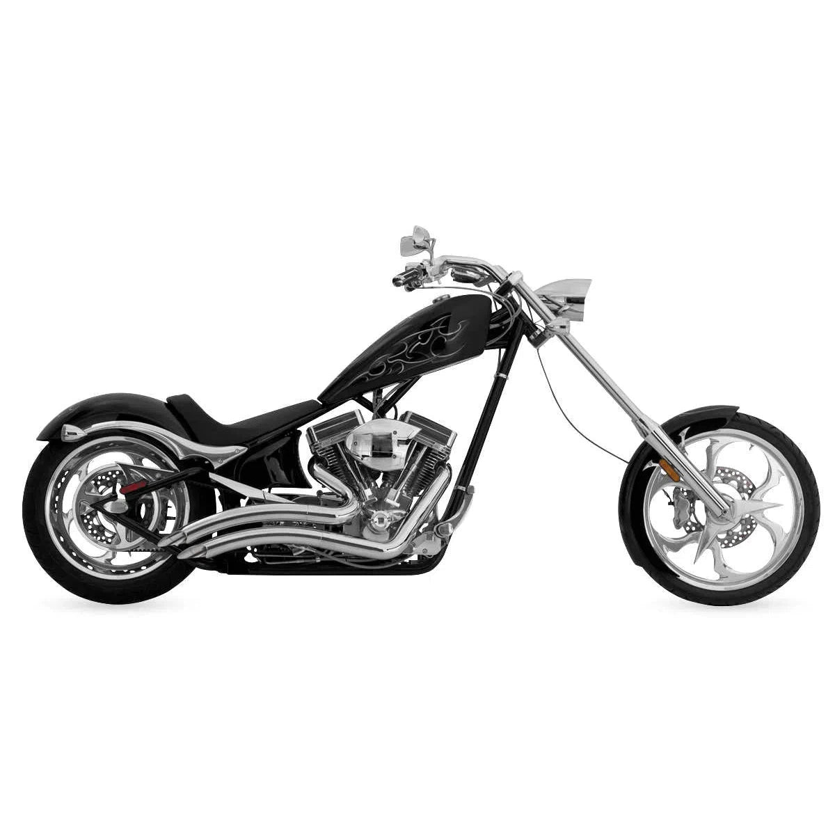 Vance & Hines 26037 Big Radius 2-Into-2 Exhaust System Chrome