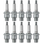 Set of 10 NGK Standard Spark Plugs for Kawasaki H1-A 1971 Engine 500cc