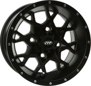 ITP Hurricane 14" Black Wheels And Terra Hook Tires [30x10-14]