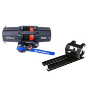 Viper V2 ATV Winch Kit 3500 lb Standard Spool With 40 Feet Black Synthetic Rope With Mount For Polaris Sportsman Models 2005