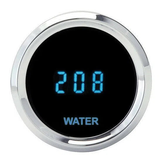 Dakota Digital Universal Solarix Water Temperature Gauge Blue Display SLX-04-1