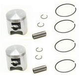2 Kits de Pistón ARCTIC CAT JAG 3000 F/A, F/C- 339cc ('78-80) 60.00MM