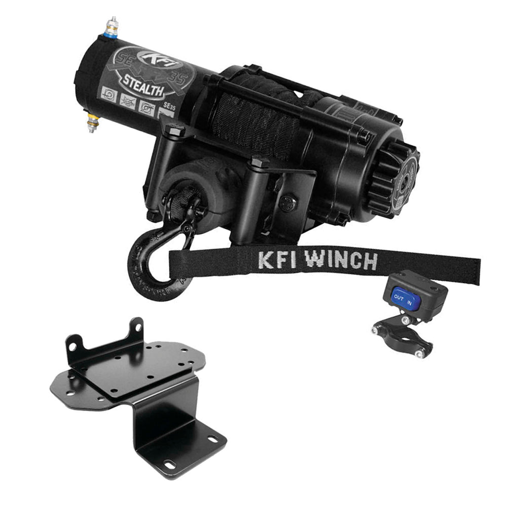 KFI 3500 lb Assault Winch And Optional Mount