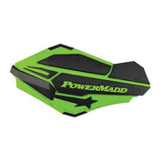 Sentinel Handguards, Kawasaki Green/black POWERMADD 34403