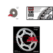 530 BMOR Chain Natural, Front & Rear Sprocket Kit for YAMAHA YZF-R1 2009-2014