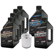 Complete Engine Oil Change Kit V-Twin Synthetic Blend HD Twin Cam 6quart 171CRC