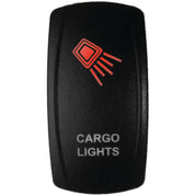 DragonFire Racing Laser-Etched Dual LED Switch - Cargo LightRed - 04-0096