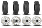 System 3 SB-7 Beadlock Machined 15" Wheels And XCR350 Tires [32x10R-15]