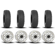 System 3 SB-7 Beadlock Machined 15" Wheels And XCR350 Tires [32x10R-15]