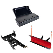 Denali Black UTV Snow Plow Kit For Yamaha Wolverine RMAX2 1000 2020-2021