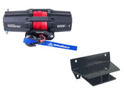 Viper V2 UTV Winch Kit 4500 lb Standard Spool With 40 Feet Black Synthetic Rope With Mount For John Deer Gator RSX 850i/XUV 550/590i 2013-2021