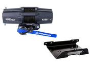 Viper V2 UTV Winch Kit 4500 lb Standard Spool With 40 Feet Black Synthetic Rope With Mount For Can-Am Maverick 1000/Max R 2013-2018