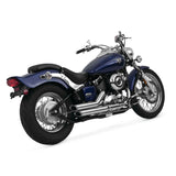 Vance & Hines 18515 Shortshots Staggered for Metric; Chrome