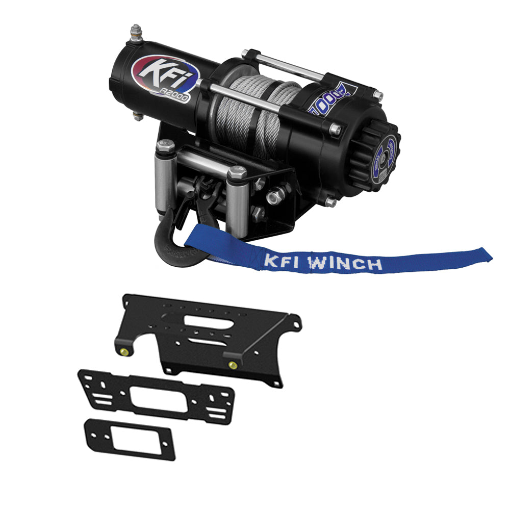 KFI 2000 lb Winch And Optional Mount