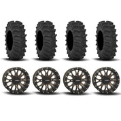 System 3 ST-3 Simulated Beadlock Bronze 20" Wheels And XM310 Extreme Mud Tires [36x9-20]