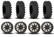 System 3 ST-3 Simulated Beadlock Bronze 20" Wheels And XM310 Extreme Mud Tires [35x9-20]