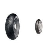 Sport Attack HyperSport Front & Rear Tire Set, 120/70ZR17 58W & 180/55ZR17 73W)