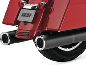 Vance And Hines Hi-Output Slip On Exhaust 4.5in Black With Fuelpak FP4