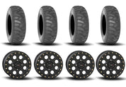 System 3 SB-7 Beadlock Matte Black 15" Wheels And SS360 Sand/Snow Tires [32x10-15]