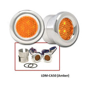 Dakota Digital Universal Round LED Amber Marker Lights (pair)